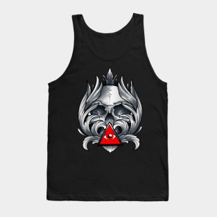 Filigree Skull Tank Top